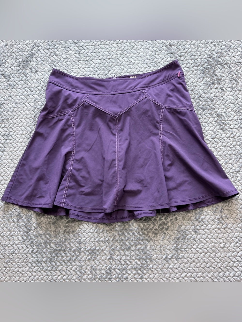 Title Nine Purple Athletic Skort with Contrast Stitching Size 8
